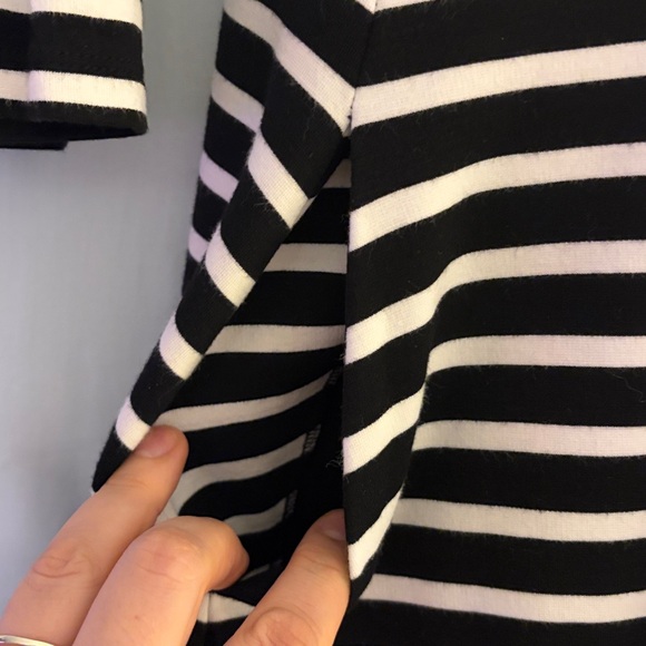 Kate Spade Broome Street Black White Striped Dress, size XS - Picture 6 of 10